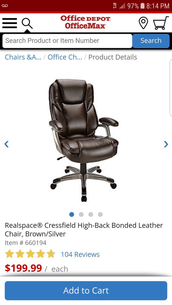 Cressfield High Back Chair For In Riverside Ca Offerup