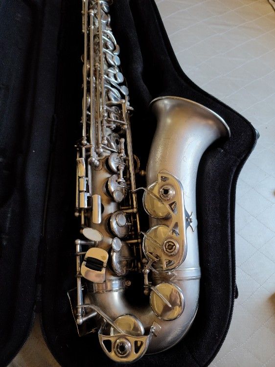 Borgani Jubilee Pearl Silver Alto Saxophone