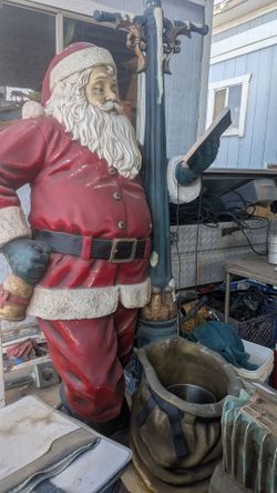 Life size Santa Claus