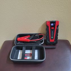 Jump Starter 3000 Amp, Flashlight And Power Bank