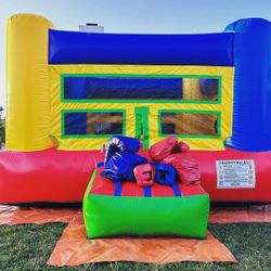 Boxing ring jumper it comes with the blower and the tarp if you want it