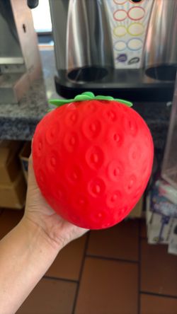 Jumbo strawberry squishy