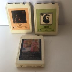 8 Track Tapes Kenny Roger’s / Dolly Parton. (3 Pc ) 