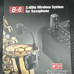 NUX B-6 Wireless System Microphone For Saxophone