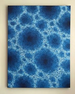 Tarisse King “Water” Large Aboriginal Painting  Includes COA