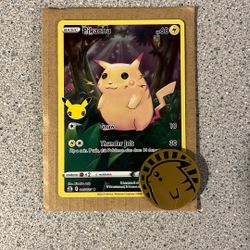 Pikachu Holo Graphic Brand New Door Pickup Only 