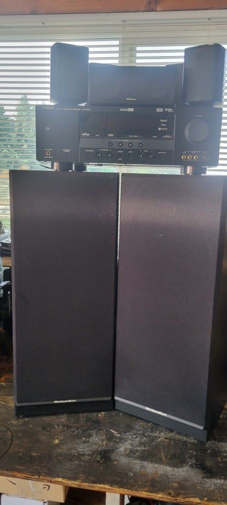 YAMAHA HTR 6030, 7 Speaker System With Subwoofer Price Is Firm.m, And Still Available.....