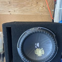 15 Inch Kicker Subwoofer With 1000W amp