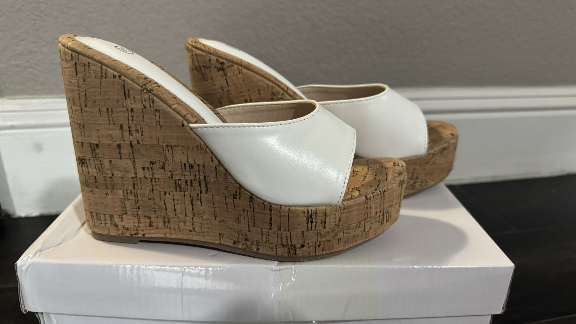 Brandnew Wedges Size 6 Retail Value $84.99 + Tax