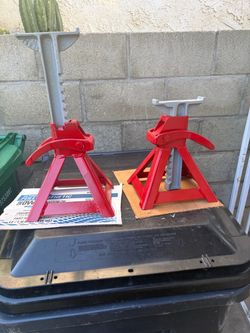 Vintage Heavy duty Manley jack stands