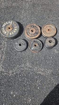 Mixed Barbell Weight Plates Set