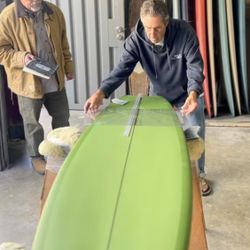 Steve Lis Designs 7’6 Quad Fish Surfboard 10/10
