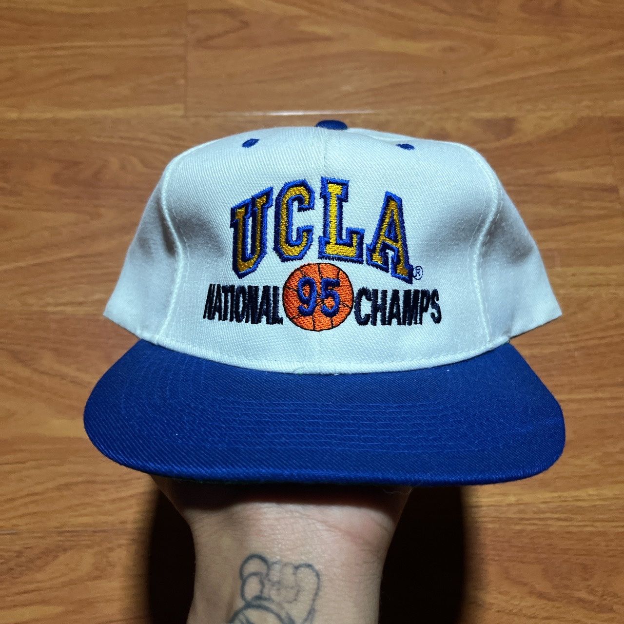 Vintage 1995 UCLA Basketball National Champions SnapBack hat for 