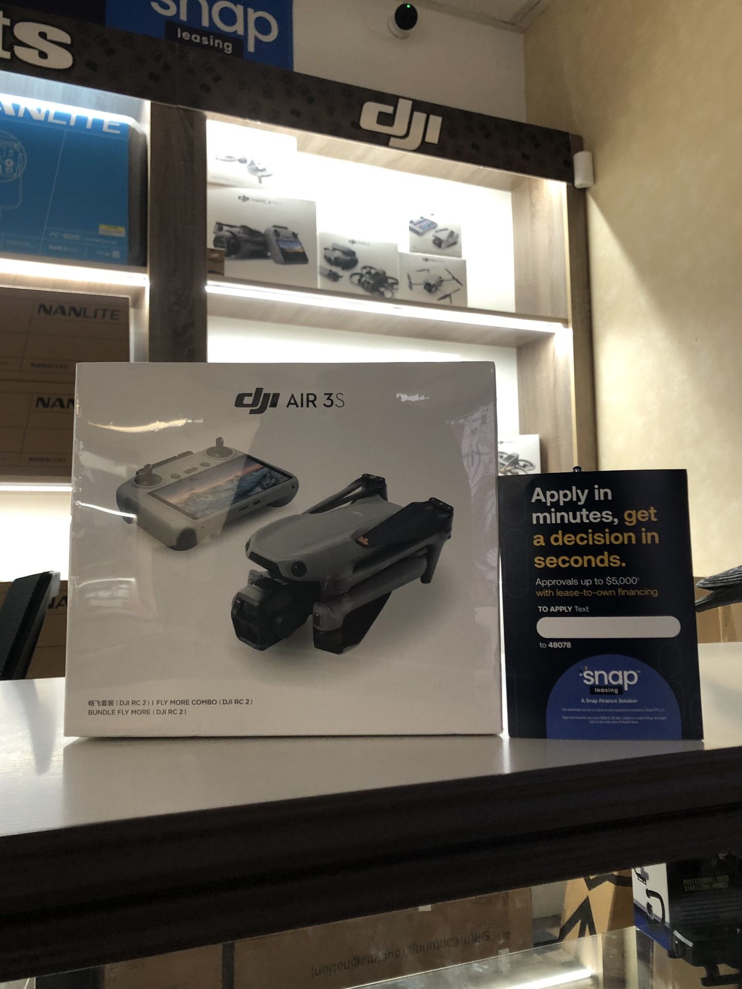 DJI Air 3S With Fly More Combo And RC2 Remote (Located In Downey, CA)