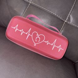 Pink And White Stethoscope Case  🎀🤍.
