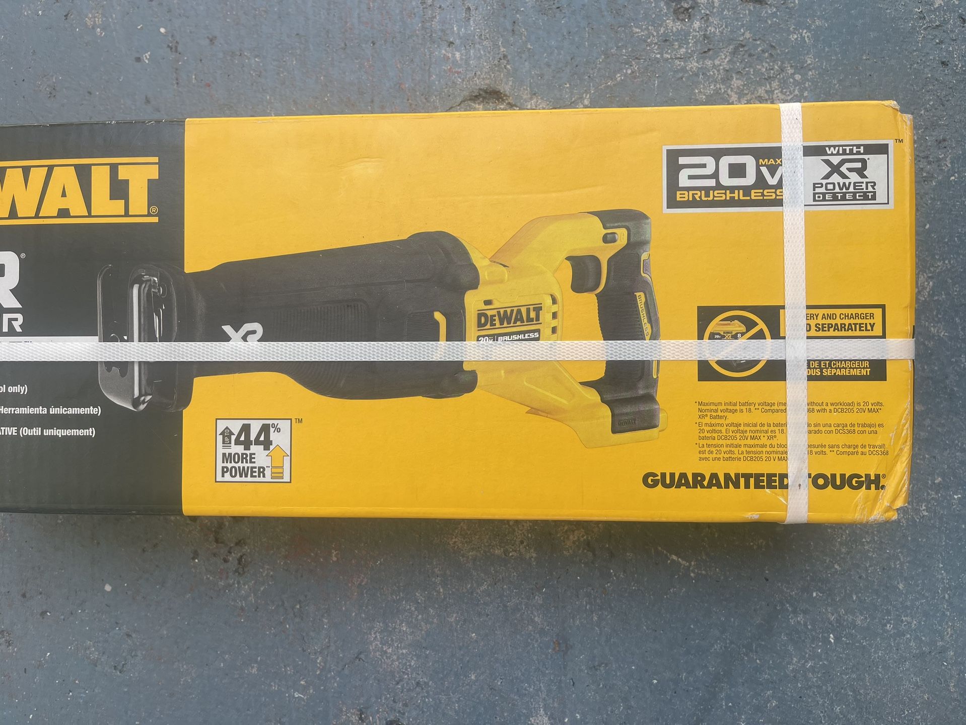 DEWALT XR RECIPROCATING SAW (Tool only)