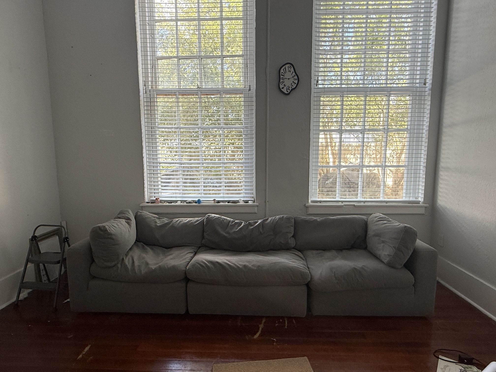 Grey Three Piece Sectional