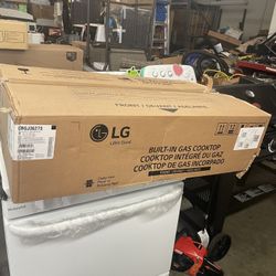 Box Complete Cooktop Gas Range LG 5 Burner Stainless Steel 36