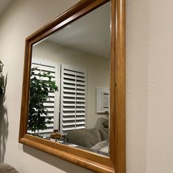 Solid Wood Mirror