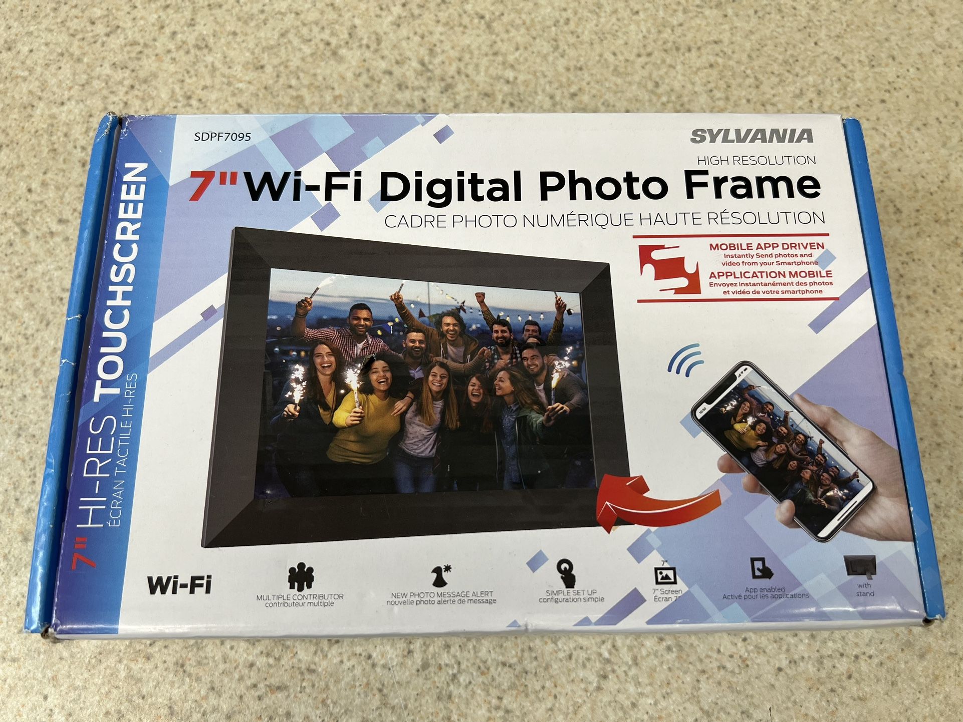 Sylvania Wifi Digital Photo Frame