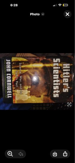 Hitler's Scientists by John Cornwell Hardcover