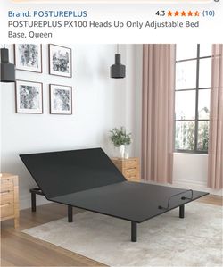 PosturePlus PX100 Queen Adjustable Bed Base