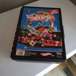 Hot Wheels And Carring Case. Holds 48 Cars