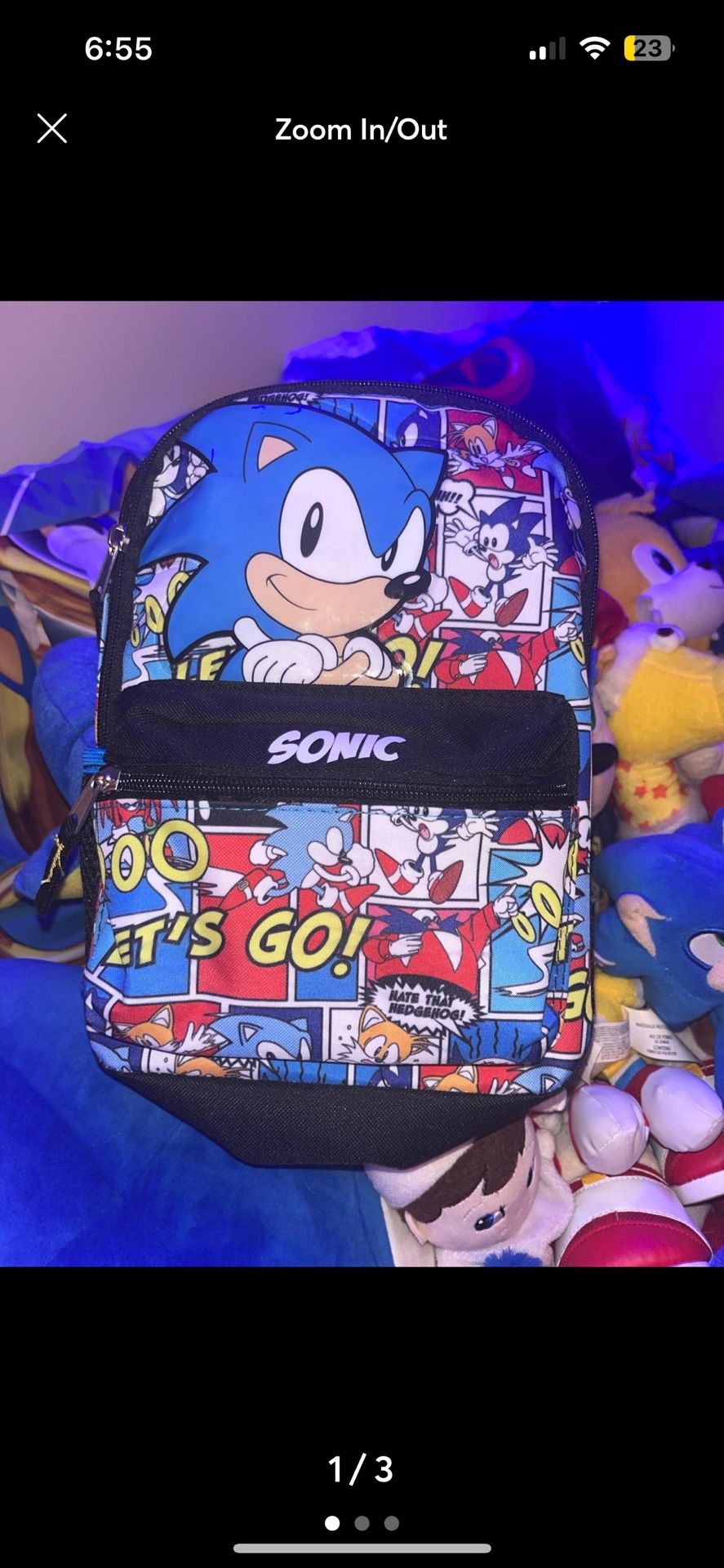 Sonic Bookbag