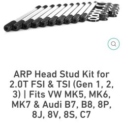 ARP Head Studs For Volkswagen Audi 