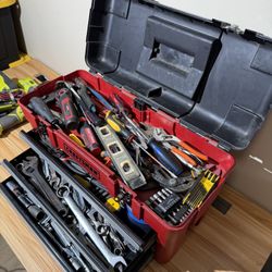 Craftsman Tool Box With Mixed  Tools