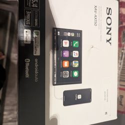 Sony XAV-AX150-Apple CarPlay/Android Auto-7" Touchscreen-Double-DIN In-Dash Unit-55 Wattsx4