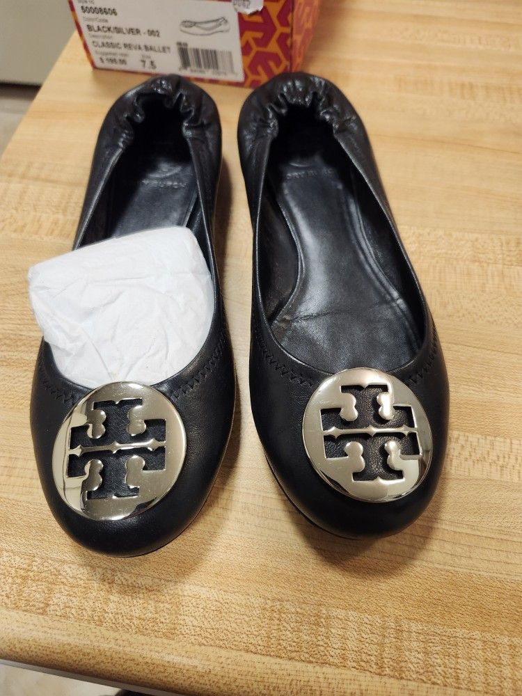 Tory Burch Reva Flats Leather
