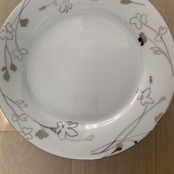 9.5 In Porcelain Plates Set Of 12 