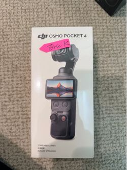 Dji Osmo Pocket 4 Standard Combo 1" CMOS 4K/240fps 3-Axis Gimbal Camera 107GB