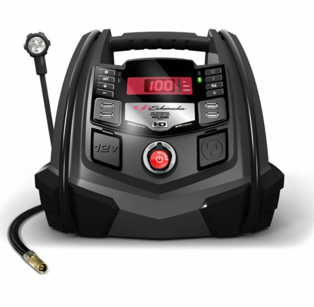 Schumacher SJ1 1200A 12V Jump Starter and Portable Power Station