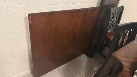 Large table with 4 chairs