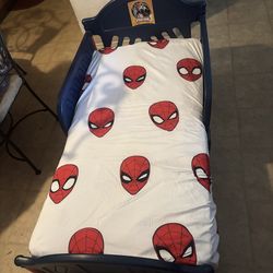 spiderman toddler bed