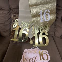 Sweet 16 Birthday Items