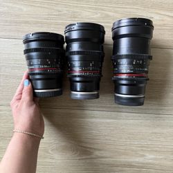 Rokinon Sony e Mount Full Frame Bundle Lenses 