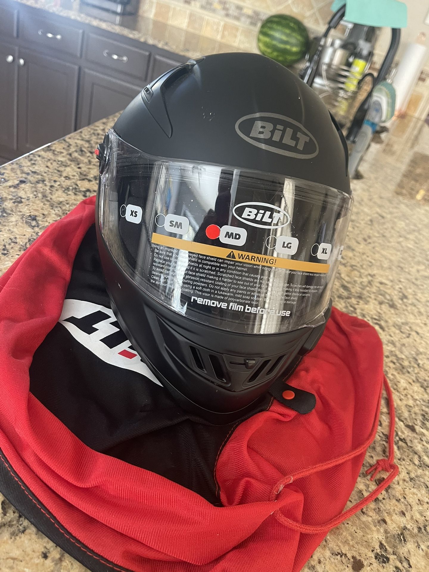 Bilt Techno 2.0 sena Bluetooth Motorcycle Helmet