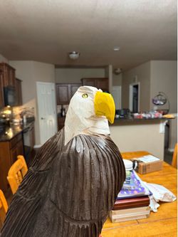 American Bald Eagle Carving