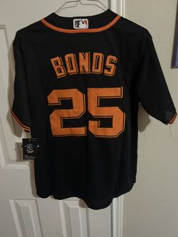 Nike Barry Bonds San Francisco Giants black jersey size xl
