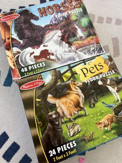 Melissa & Doug Jumbo Jigsaw Floor Puzzles