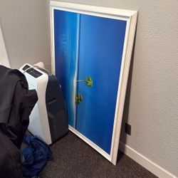 large framed island art