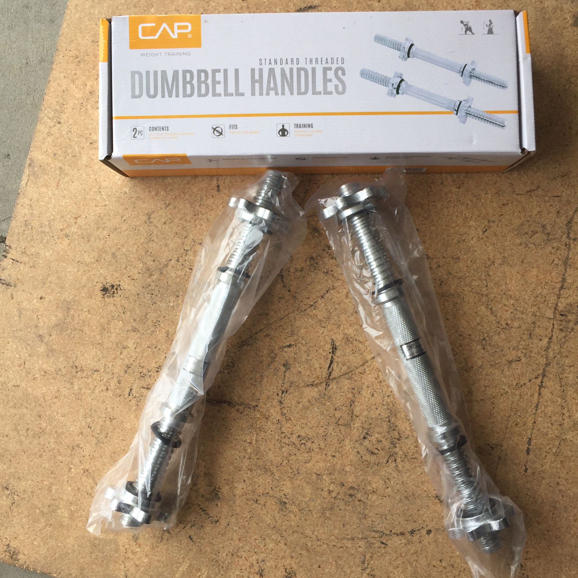 Weighted Dumbbell Handles - Brand New