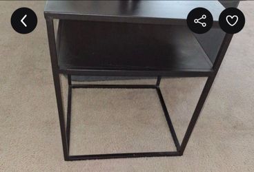 3 Black Side table. Very Sturdy.