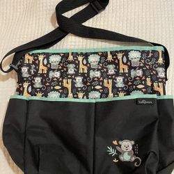 Baby Boom Monkey 5 Pocket Tote Diaper Bag