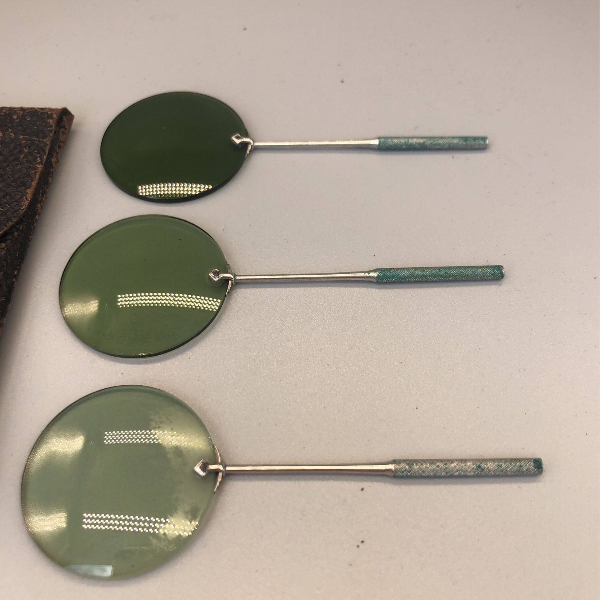 Vintage AO American Optical Calobar green lens with case