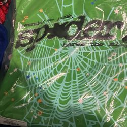 Sp5der Hoodie Green Punk V2