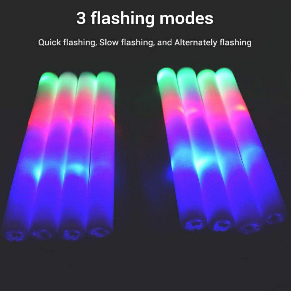 Glow foam sticks